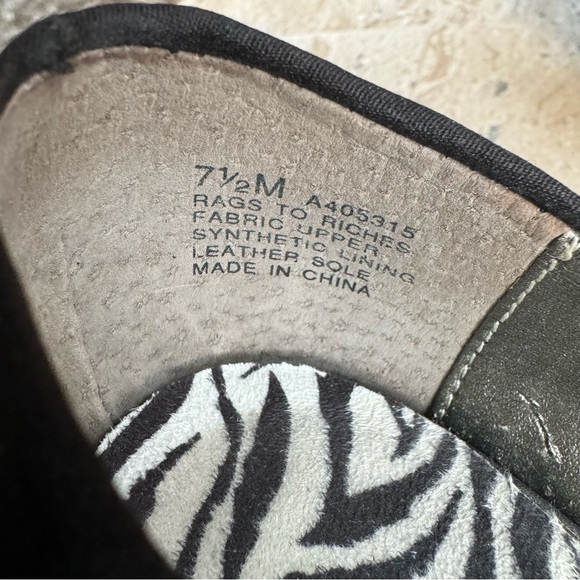 Kenneth Cole Reaction Peep Toe Satin High Heels Leather Sole Black Size 7.5M - Picture 6 of 10